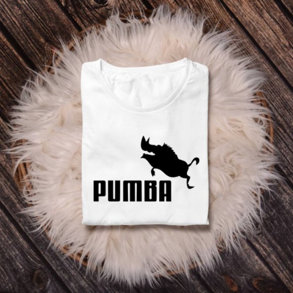 Pumba Shirt, Puma Parody Shirt for Toddlers and Youth, Puma Shirt, The Lion King - Picture 2 of 2